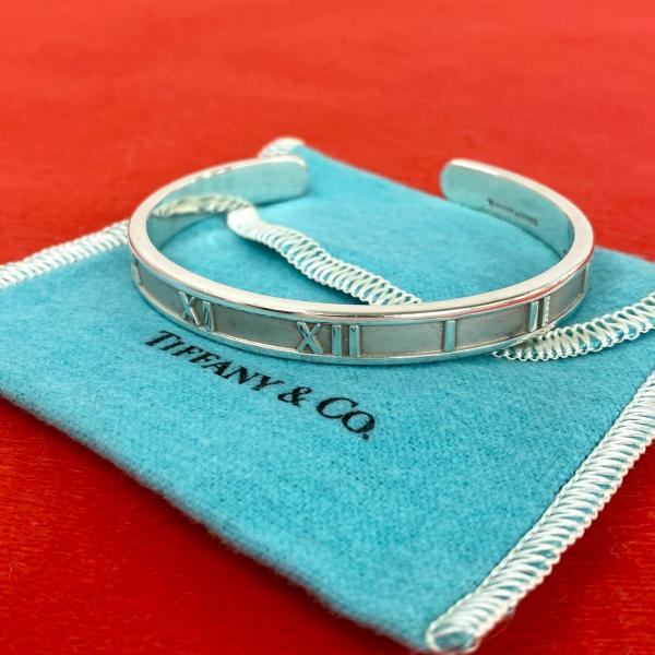 オールドティファニーアトラス バングル925早く出品したいので値下げ可能です TIFFANY&Co.（ティファニー） 極 美品 袋付き ヴィンテージ アトラス
