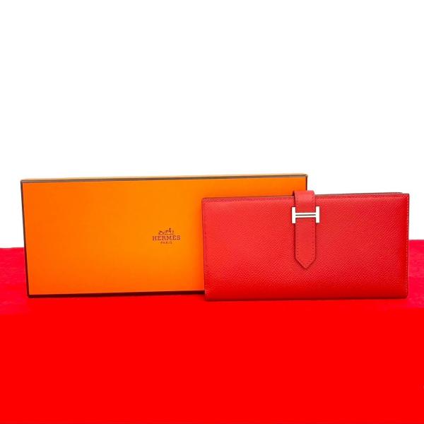 HERMES ほぼ未使用 箱付 Z 刻印 エルメス ベアン スフレ ヴォー  
