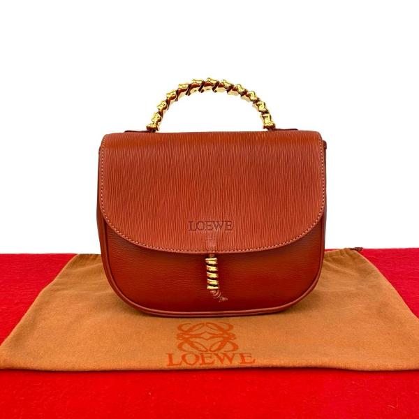 LOEWE ハンドバッグ ベラスケス LOEWE（ロエベ） 極 美品 希少品 保存袋付 ヴィンテージ ベラスケス