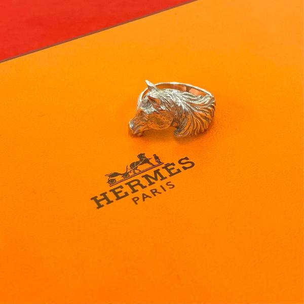 HERMES（エルメス） 極 美品 ヴィンテージ シュバルホース リング