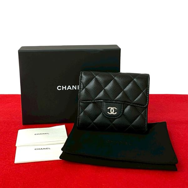 CHANEL 極 美品 箱 袋付き シール有 ランダム番台 シャネル マトラッセ  