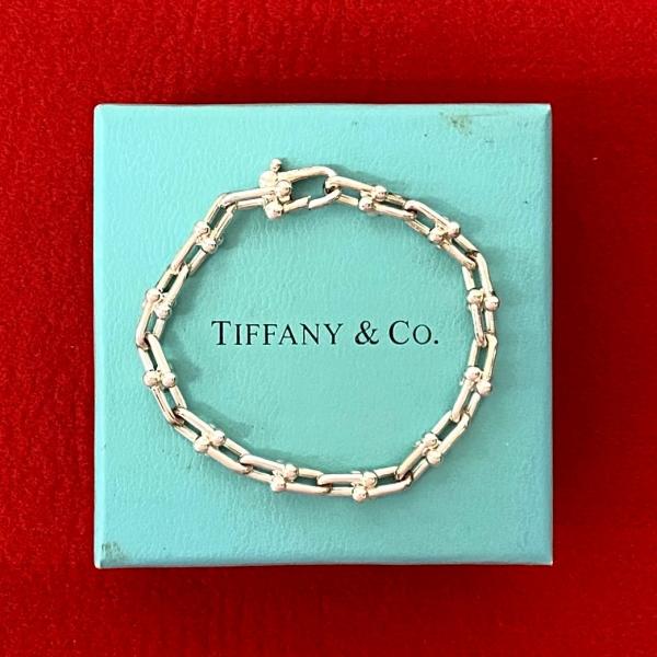 Tiffany & Co. シルバー　ネックレス　ハードウェア　リンク Tiffany & Co ハードウェア スモールリンク ネックレス シルバー