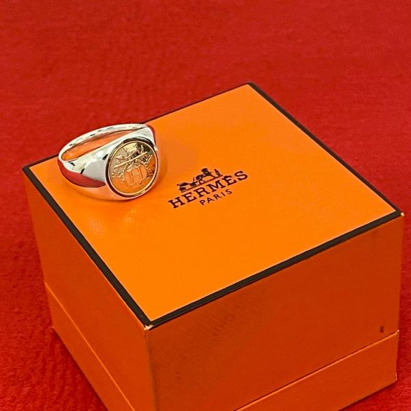 HERMES（エルメス） 極 美品 箱付き エクスリブリス シュヴァリエ