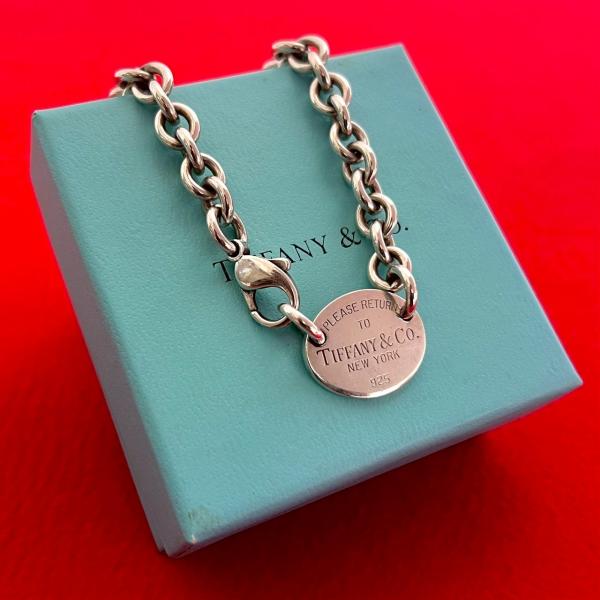 TIFFANY&Co.（ティファニー） 極 美品 リターントゥ オーバル ロゴ