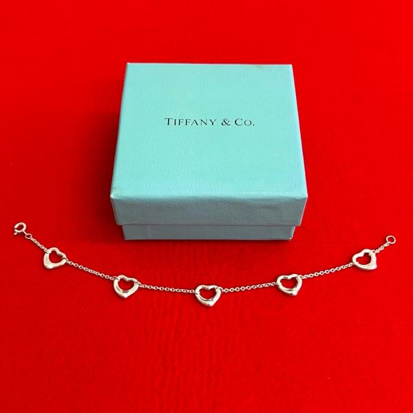 TIFFANY&Co. 極 美品 ティファニー オープンハート 5P シルバー