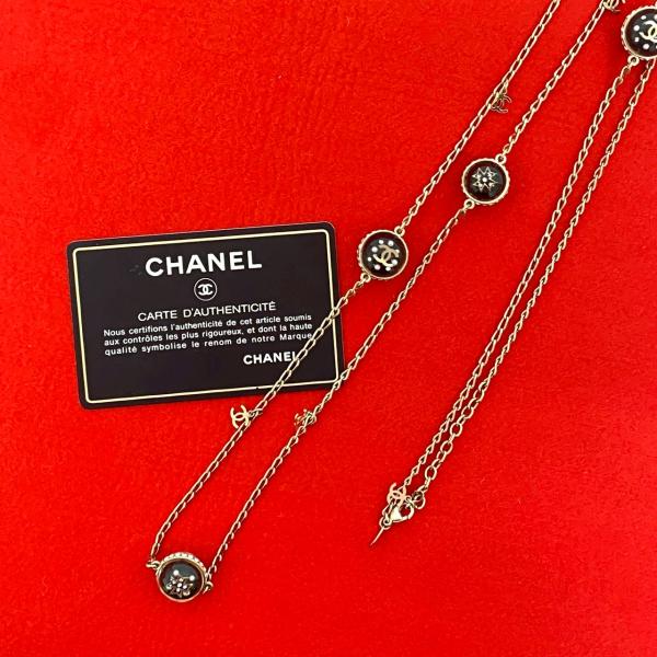 極美品 シャネル ネックレス ペンダント ココマーク ラインストーン ゴールド CHANEL シャネル ネックレス/ペンダント ココマーク/ライン