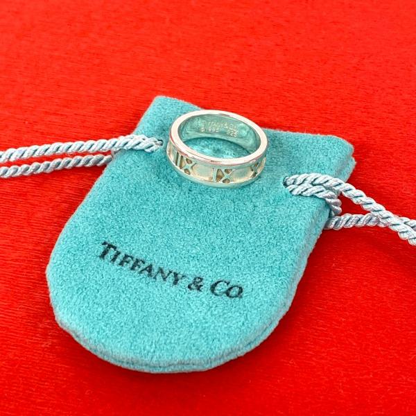 Tiffany & Co. シルバーリング　アトラス TIFFANY&Co.（ティファニー） 極 美品 袋付き ヴィンテージ アトラス