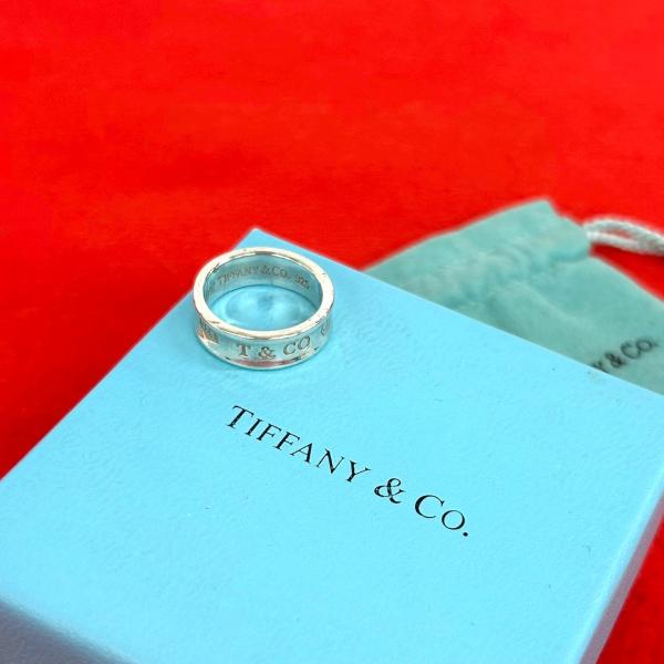 TIFFANY&Co.（ティファニー） 極 美品 袋付き ナロー リング シルバー