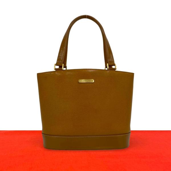 BURBERRY☆ヴィンテージ！ミニトートバッグ ノバチェック ハンドバッグ BURBERRY（バーバリー） 極 美品 ノバチェック 柄 ロゴ プレート 金具