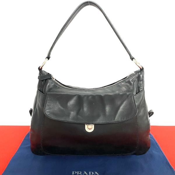 専用出品　PRADA プラダ オールレザー ハンドバッグ トートバッグ バッグ 新作【プラダ】レザー トートバッグ (PRADA/トートバッグ