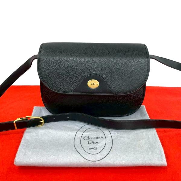 極 美品 袋付き Christian Dior ディオール ヴィンテージ CD ロゴ 金具