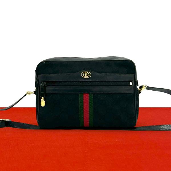 GUCCI（グッチ） 極 美品 オールドグッチ シェリーライン GG ロゴ 柄
