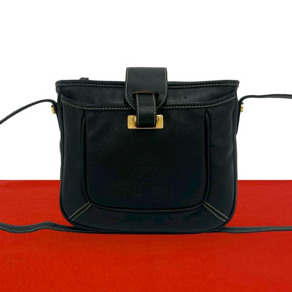 LOEWE（ロエベ） 極 美品 ヴィンテージ アナグラム ロゴ レザー 本革