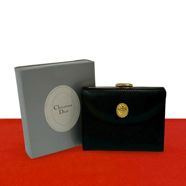 Dior ビンテージ 財布 極 美品 箱付 Christian Dior クリスチャンディオール ヴィンテージ CD