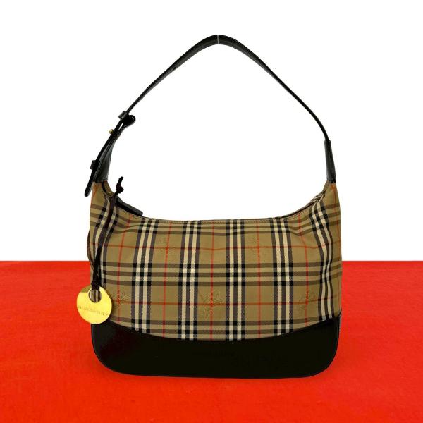 BURBERRY（バーバリー） 極 美品 ロゴ ノバチェック 柄 キャンバス