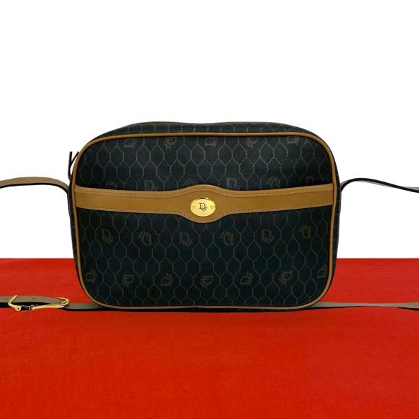 ⭐︎希少⭐︎Christian Dior ショルダーバッグ オールドディオール 極 美品 Christian Dior ディオール ヴィンテージ ハニカム 柄 ロゴ