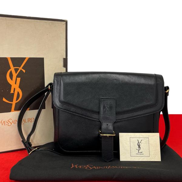 イヴ・サンローラン　ヴィンテージバッグ Yves Saint Laurent（イヴ・サンローラン） ほぼ未使用 箱 袋付き