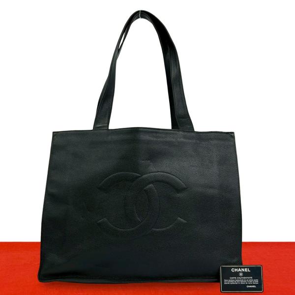 CHANEL（シャネル） 極 美品 カード シール有 4番台 デカココ キャビア