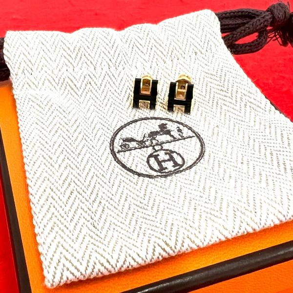 HERMES（エルメス） 極 美品 保存箱 袋付き ポップアッシュ H ピアス