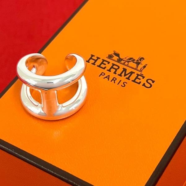 極美品❗️箱ありHERMES オスモズ　8号 HERMES（エルメス） 極 美品 保存箱付 オスモズ GM シルバー925 指輪 8