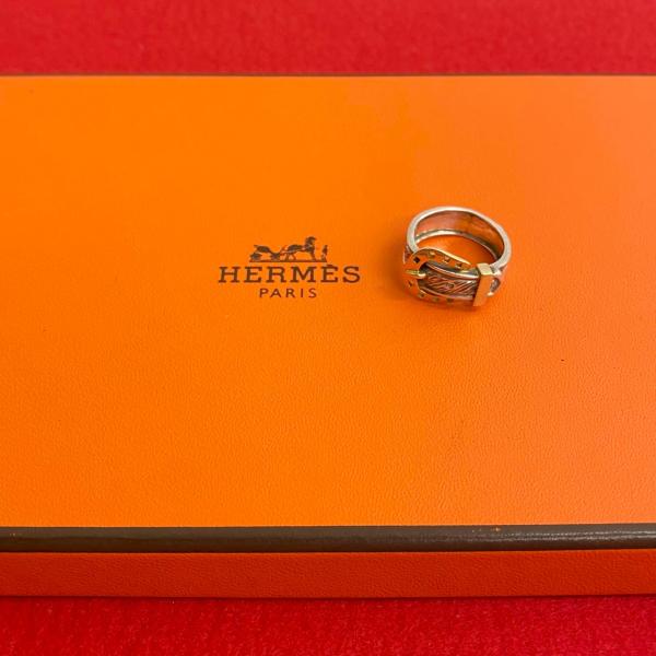 HERMES（エルメス） 極 美品 ヴィンテージ ホースシュー ベルト リング