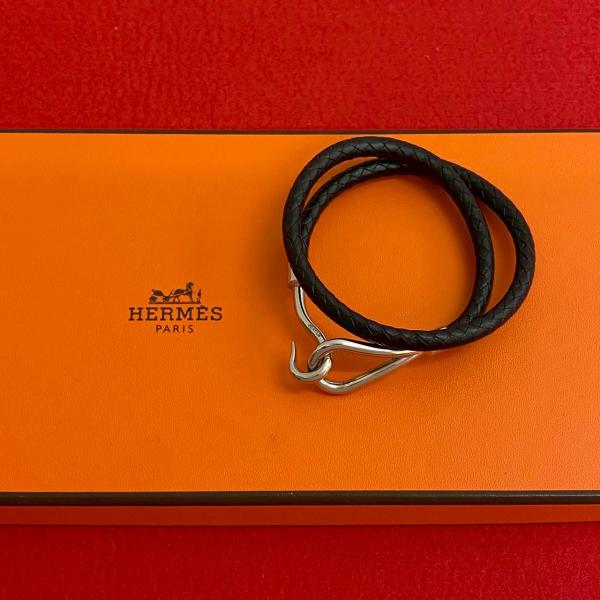HERMES（エルメス） 極 美品 ジャンボ ブレスレット レザー 本革
