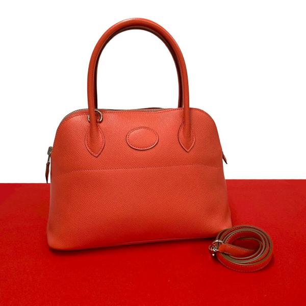 極美品　HERMES エルメス ボリード27エプソン ローズアザレ X刻印 極美品 HERMES エルメス ボリード27エプソン ローズアザレ X刻印