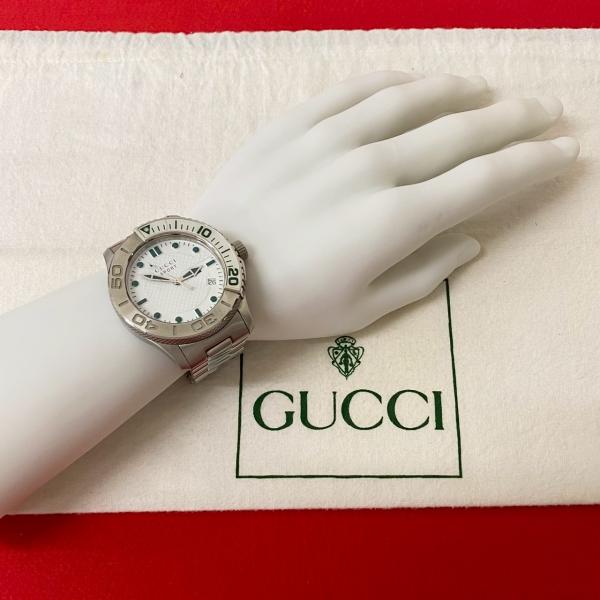 GUCCI（グッチ） 稼動品 極 美品 Gタイムレス スポーツ クオーツ 自動
