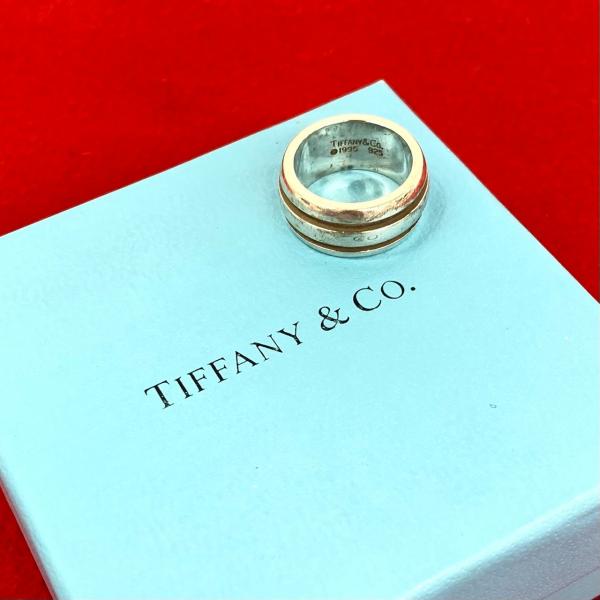TIFFANY&Co.（ティファニー） 極 美品 ヴィンテージ グルーブド ダブル