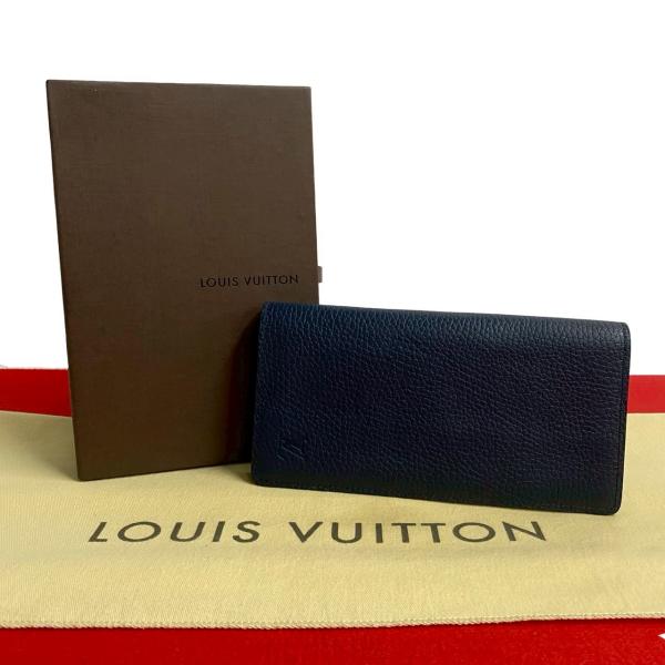 ルイヴィトン ポルトフォイユブラザ 折り財布 トリヨン レザー ブラック ポルトフォイユ・ブラザ モノグラム ・トリヨン｜ルイ・ヴィトン