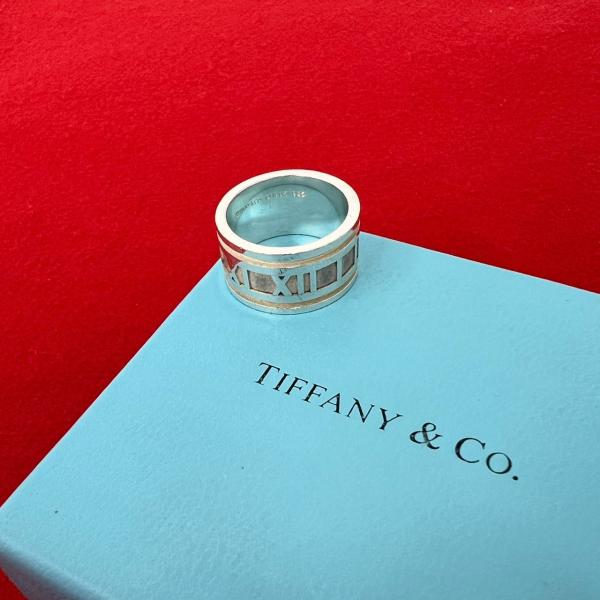 Tiffany & Co. シルバー925 アトラスリング 7号 TIFFANY&Co.（ティファニー） 極 美品 アトラス ワイド リング