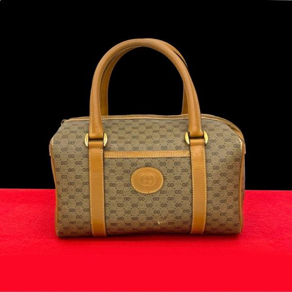 良品 GUCCI グッチ マイクロ GG バッグ Vintage 00S 希少