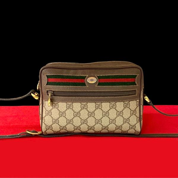 GUCCI 極 美品 グッチ オールドグッチ ヴィンテージ シェリー