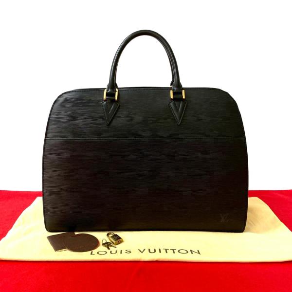 LOUIS VUITTON エピ ソルボンヌ ビジネスバッグ ブラック