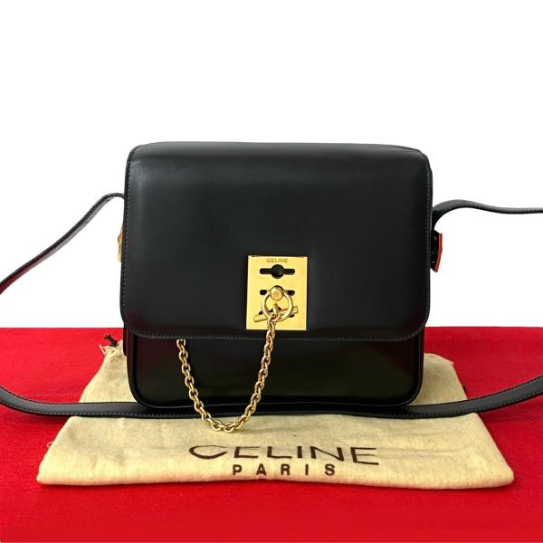 CELINE（セリーヌ） 極 美品 袋付き ヴィンテージ ロゴ リング 金具
