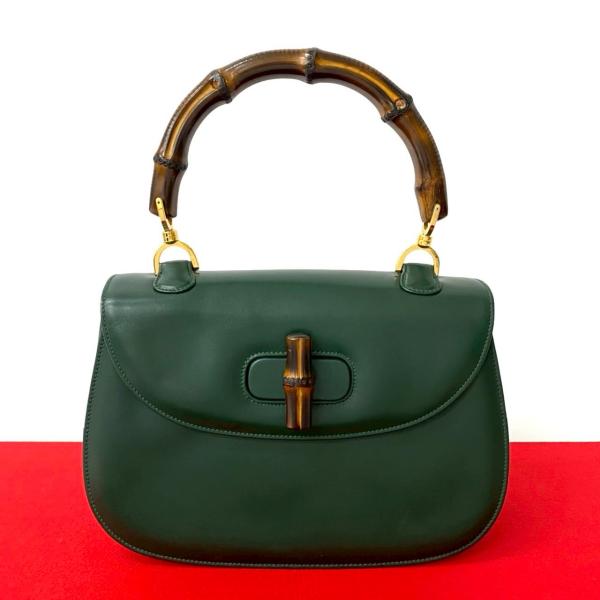 GUCCI 極 美品 グッチ オールドグッチ ヴィンテージ バンブー