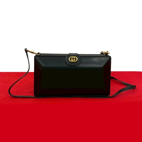 GUCCI グッチ オールドグッチヴィンテージGGロゴ 金具 レザーハンドバッグ GUCCI 極 美品 グッチ オールドグッチ ヴィンテージ GG ロゴ