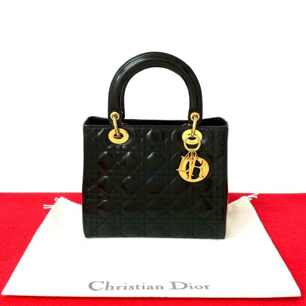 極 美品 袋付き Christian Dior ディオール レディディオール