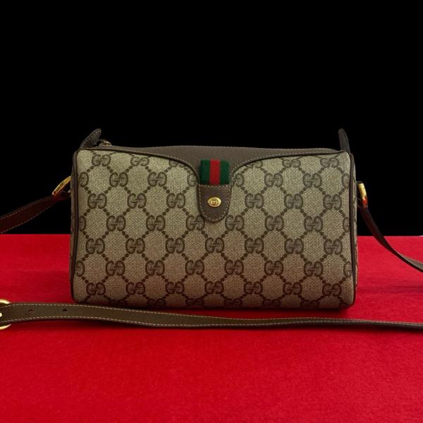 GUCCI グッチ　ショルダー　シェリーライン GUCCI◇GG柄//シェリーライン/オールドグッチ/ショルダーバッグ