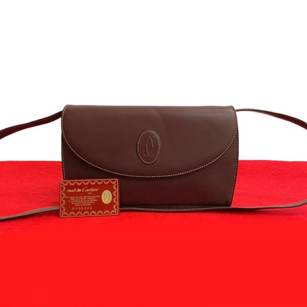 極美品 Cartier カルティエ パーティバッグ クラッチバッグ マストライン 極美品 Cartier カルティエ マストライン クラッチバッグ