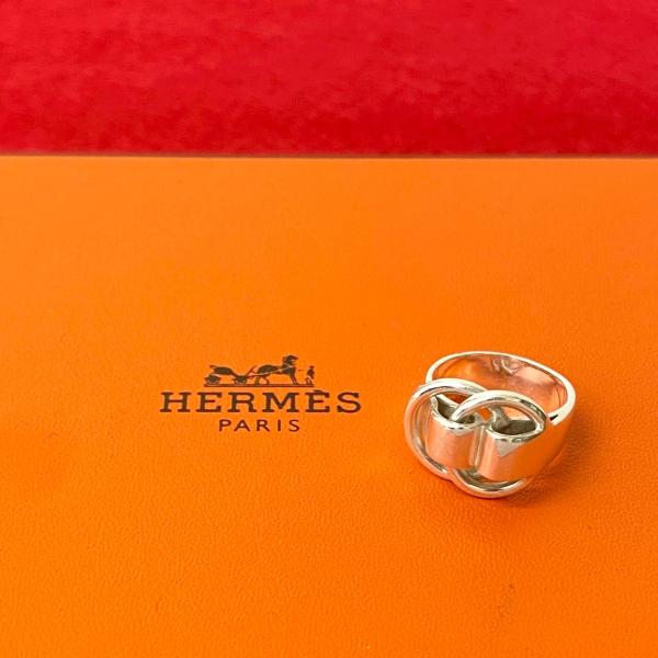 ！美品！エルメス　リング　シルバ925 楽天市場】エルメス HERMES パラードリングトルサードモチーフ