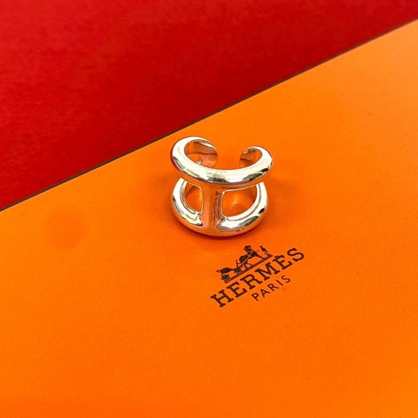 HERMES（エルメス） 極 美品 希少品 オスモズ GM シルバー925 リング