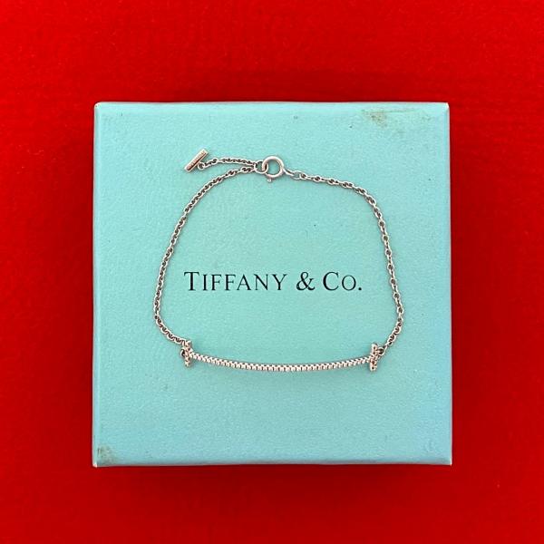 TIFFANY&Co.（ティファニー） 極 美品 Tスマイル ブレスレット K18