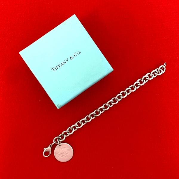 TIFFANY&Co.（ティファニー） 極 美品 リターントゥ ブレスレット ロゴ