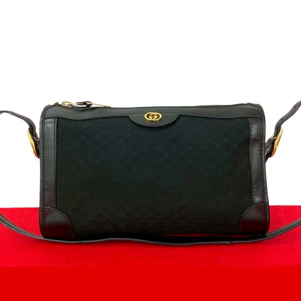 極 美品 GUCCI グッチ オールドグッチ マイクロ GG ロゴ 金具