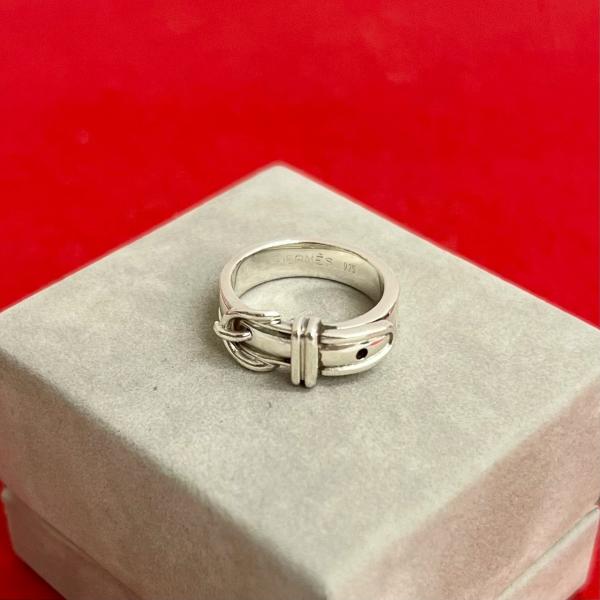 HERMES / サンチュール リング シルバー925 12号 エルメス サンチュールリング 52サイズ 12号 | スイートロード