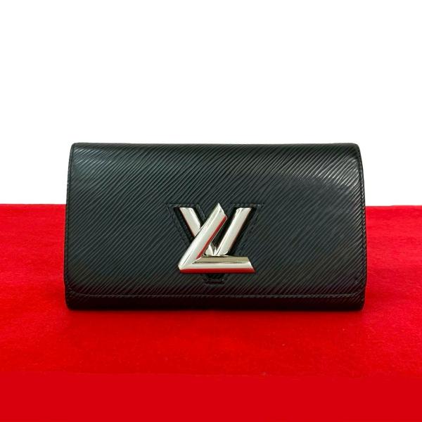 美品 ルイヴィトン エピ ポルトフォイユ ツイスト 長財布 ブラック LOUIS VUITTON（ルイ・ヴィトン） 極 美品 ポルトフォイユ ツイスト