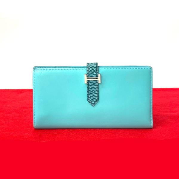 HERMES（エルメス） 極 美品 T 刻印 ベアン スフレ リザード