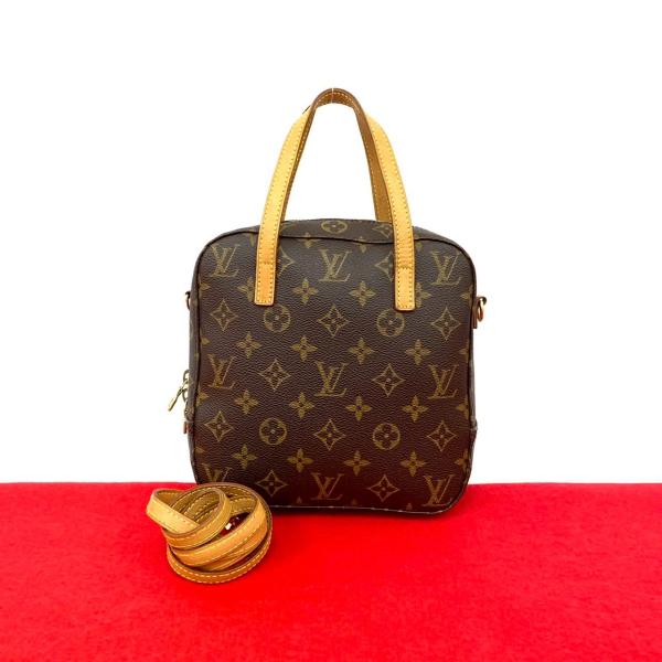 3*3様 Louis Vuitton モノグラム ハンドバッグ スポンティーニM LOUIS VUITTON（ルイ・ヴィトン） 極 美品 スポンティーニ モノグラム