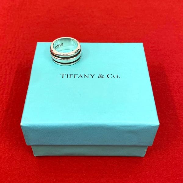 【美品】ティファニー アトラスリング 10号 シルバー925 TIFFANY&Co.（ティファニー） 極 美品 アトラス グルーブド ダブル